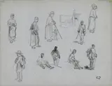 Camille Pissarro, Figurenstudie Venezuela