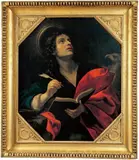 Werkstatt Carlo Dolci, DER APOSTEL JOHANNES., Öl auf Leinwand