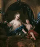 Ottmar Elliger the Younger, ALLEGORIE DES GERUCHS ODER DES FRÜHLINGS, Öl auf Leinwand