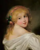 Jean-Baptiste Greuze, BILDNIS EINES MÄDCHENS.