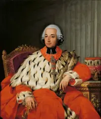 Anton Hickel, BILDNIS DES MAINZER KURFÜRSTEN FRIEDRICH CARL JOSEPH VON ERTHAL., Signiert und datiert Mitte rechts (auf der Tischzarge): Anton Hickel f. 1783. Öl auf Leinwand