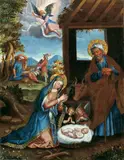 GEBURT CHRISTI. by Italian School, Öl auf Holz, sold May 2008