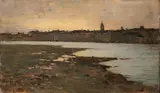 Bartolomeo Bezzi, ANSICHT VON VERONA, Signiert unten links: B. Bezzi. Öl auf Holz