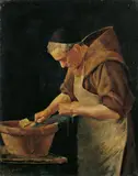 Eduard von Grützner, MÖNCH AM WASCHTROG