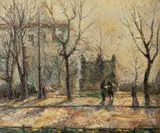 Otto Eduard Pippel, AUF DEM KARLSPLATZ (STACHUS) IN MÜNCHEN.