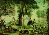 Flemish School, DIE ERSCHAFFUNG EVAS., Öl auf Kupfer