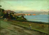 Carl Wuttke, STRASSENSZENE AM GOLF VON NEAPEL.