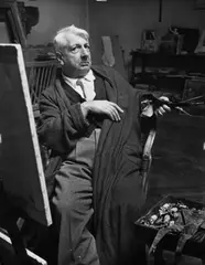 DE CHIRICO by Herbert List, Vintage, Gelatinesilberabzug auf Agfa-Brovira-Papier, sold Dec 2007