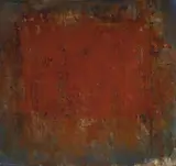 Bernd Berner, OHNE TITEL (FLÄCHENRAUM), Öl auf Rupfen