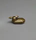 Joseph Beuys, SCHAF, Bronze mit messingfarbener Patina