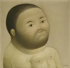 Fernando Botero, SAN BOROLAS, Öl auf Leinwand
