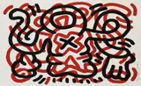 Keith Haring, Ludo 3, Original-Farblithographie auf Velin