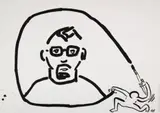 Keith Haring, OHNE TITEL (SELF-PORTRAIT)