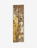 Raymond Hains, Ohne Titel (Affiches lacérées), Décollage: 2 Holzpaneele mit Plakatabriss