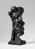 KAISERALLEE I by Alfred Hrdlicka, Bronzeplastik mit goldbrauner Patina, Höhe 42 cm, sold Nov 2007