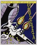 Roy Lichtenstein, As I opened fire poster, Triptychon: 3 farbige Offsetlithographien auf glattem festen Papier je um