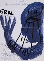 VAN GOGH by Jonathan Meese, Acryl auf gefaltetem Karton, sold Nov 2007