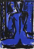 Helmut Middendorf, Blue Nude - Spiegel