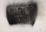 Otto Piene, OHNE TITEL, Acryl und Ruß auf festem Schoellershammerkarton