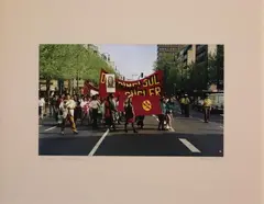 DEMO by Gerhard Richter, Farbige Offsetlithographie auf leichtem Karton, sold Nov 2007