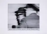Gerhard Richter, HERR HEYDE, Offsetlithographie in zwei Schwarztönen auf Halbkarton