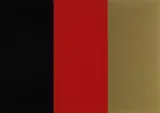 Gerhard Richter, Schwarz, Rot, Gold II, 1998, Kunstharzfarbe hinter Glas mit Hartfaserplatte