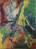 Bernard Schultze, Tag - Traum 14. Tag - Traum 24, 2 Arbeiten: Öl auf Leinwand, jeweils