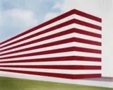 Josef Schulz, HALLE ROT, C-Print unter Plexiglas (Diasec) auf Dibondplatte