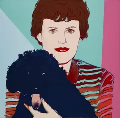 Andy Warhol, Ohne Titel (Ms. B and Yucca), Acryl und Siebdruck auf Leinwand