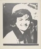 Andy Warhol, Jacqueline Kennedy I (Jackie I), Serigraphie in Silberfarbe auf Karton