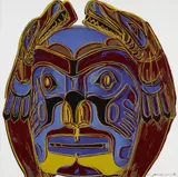 Andy Warhol, NORTHWEST COAST MASK, Farbserigraphie auf Karton (Lenox Museum Board)