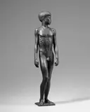 Rudolf Alexander Agricola, Stehender Knabenakt, nach links gewandt, Bronzeplastik