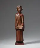 Der Sänger (Singender Klosterschüler) by Ernst Barlach, Außergewöhnlich schöne Patinierung der berühmten Bronze, die zu Lebzeiten Barlachs gegossen wurde, sold Nov 2007