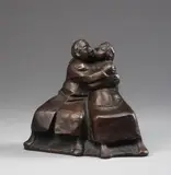 Kussgruppe II by Ernst Barlach, Bronzeplastik, sold Nov 2007