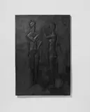 Hermann Blumenthal, Zwei Frauen, Bronzerelief