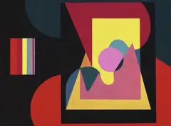 Étienne István Beothy, Composition, Gouache auf Velin