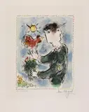 Marc Chagall, L'Aurore, Original-Farblithographie auf Velin