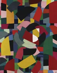 Otto Freundlich, Composition, Gouache auf Büttenpapier