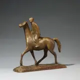 Trabender Reiter by Gerhard Marcks, Bronzeplastik, sold Nov 2007