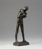 George Minne, Le petit blessé, Bronzeplastik
