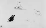 Edvard Munch, Seehund und Eisbär, Original-Lithographie auf dünnem Japan