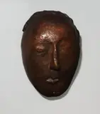Constant Permeke, Niobe (Maske), Bronzeplastik