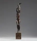 Kleine Daphne by Renée Sintenis, 1917, Bronze with black-brown patina. Mounted on a gr..., sold Nov 2007