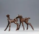 Fohlenpärchen by Renée Sintenis, Bronzeplastik, sold Nov 2007
