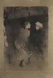 Henri de Toulouse-Lautrec, Répétition générale aux Folies-Bergère - Emilenne d'Alencon et Mariquita