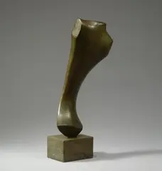 Grüner Torso by Seff Weidl, Bronzeplastik. Höhe 52 cm, auf braunen Marmorsockel, sold Nov 2007
