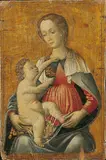 MADONNA MIT KIND. by in der Art Andrea di Bartolo, Öl auf Leinwand, auf Holz aufgezogen, sold Nov 2007