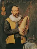 Flemish School, BILDNIS EINES MUSIKERS IM ALTER VON 57 JAHREN.