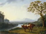 Jacob Philipp Hackert, WEITE LANDSCHAFT MIT BLICK AUF DEN VOLTURNO.