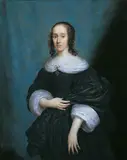 Cornelis Janson van Ceulen II, BILDNIS DER CATHERINE BRIDGES, COUNTESS OF BEDFORD (?)., Signiert und datiert Mitte rechts: Cornelius Jonson van Ceulen fecit 1657. Öl auf Leinwand